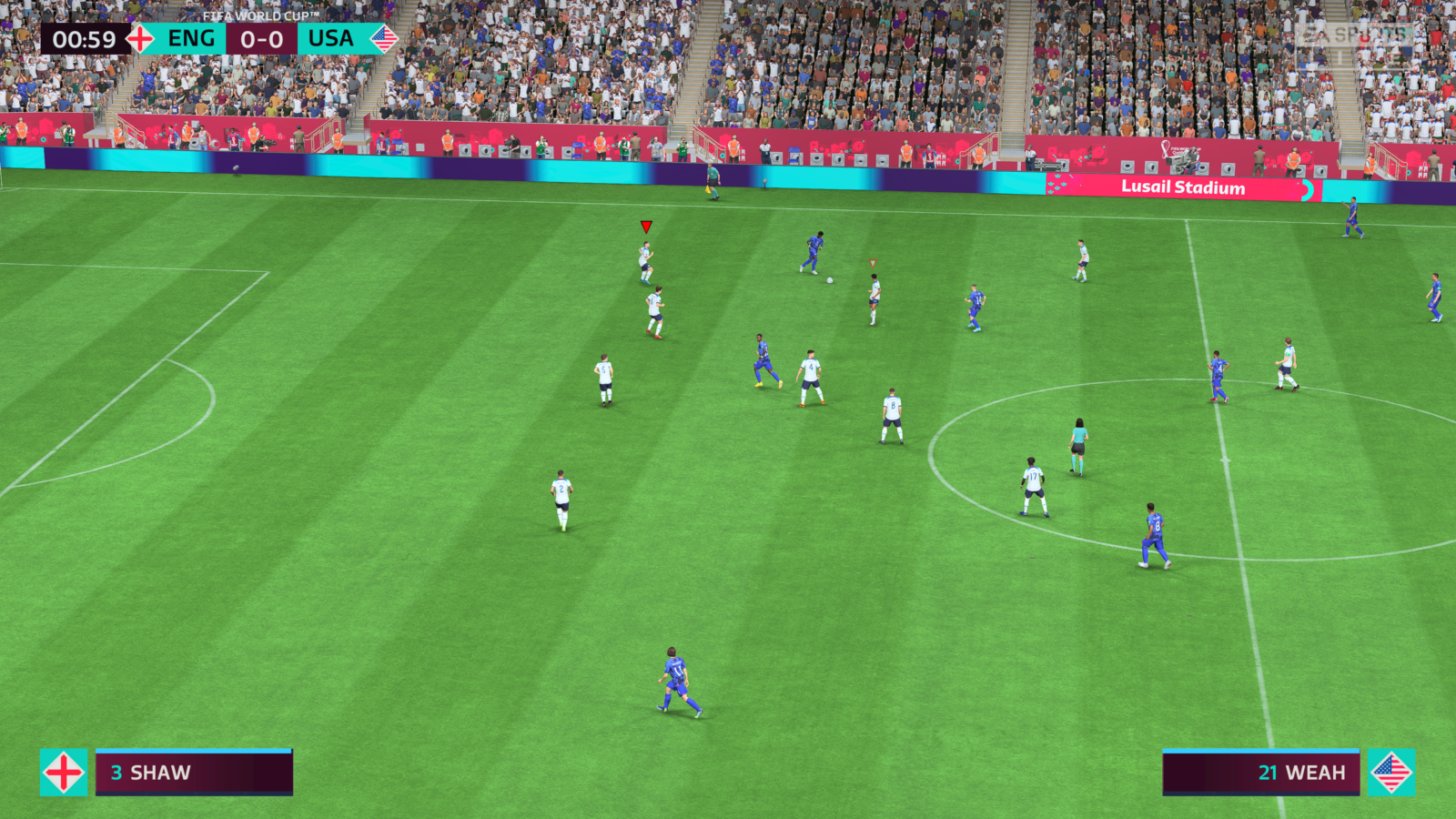 FIFA 23 screenshot from the Xbox Series X